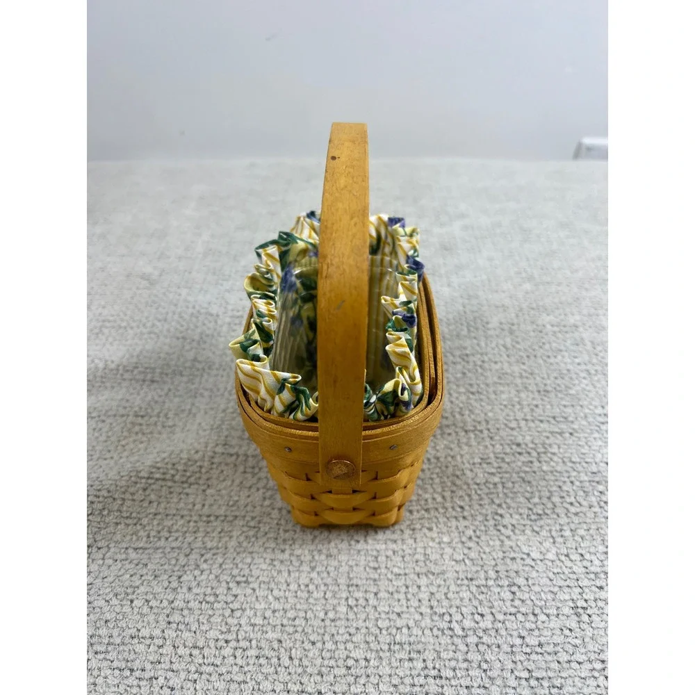 Longaberger American Cancer Society Horizon of Hope Basket Fabric Line Protector